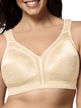Playtex 18 Hour Ultimate Shoulder Comfort Wireless Bra Natural Beige NWT